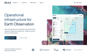 Arlula Geostack homepage