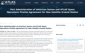 ATLAS Space Operations homepage