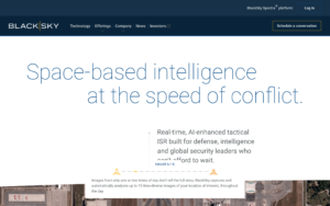 BlackSky homepage