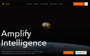 Capella Space homepage