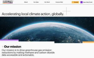 Carbon Mapper homepage