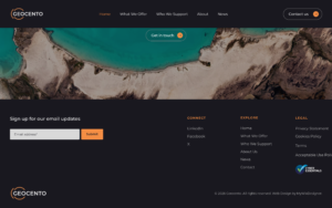 Geocento EarthImages homepage