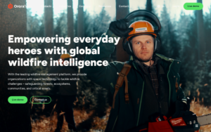 OroraTech homepage
