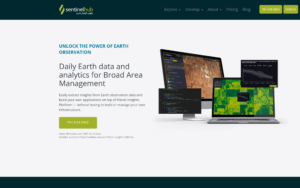 Sentinel Hub homepage