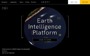 SkyFi platform homepage