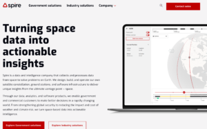 Spire Global homepage