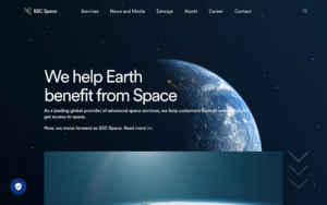SSC Space homepage