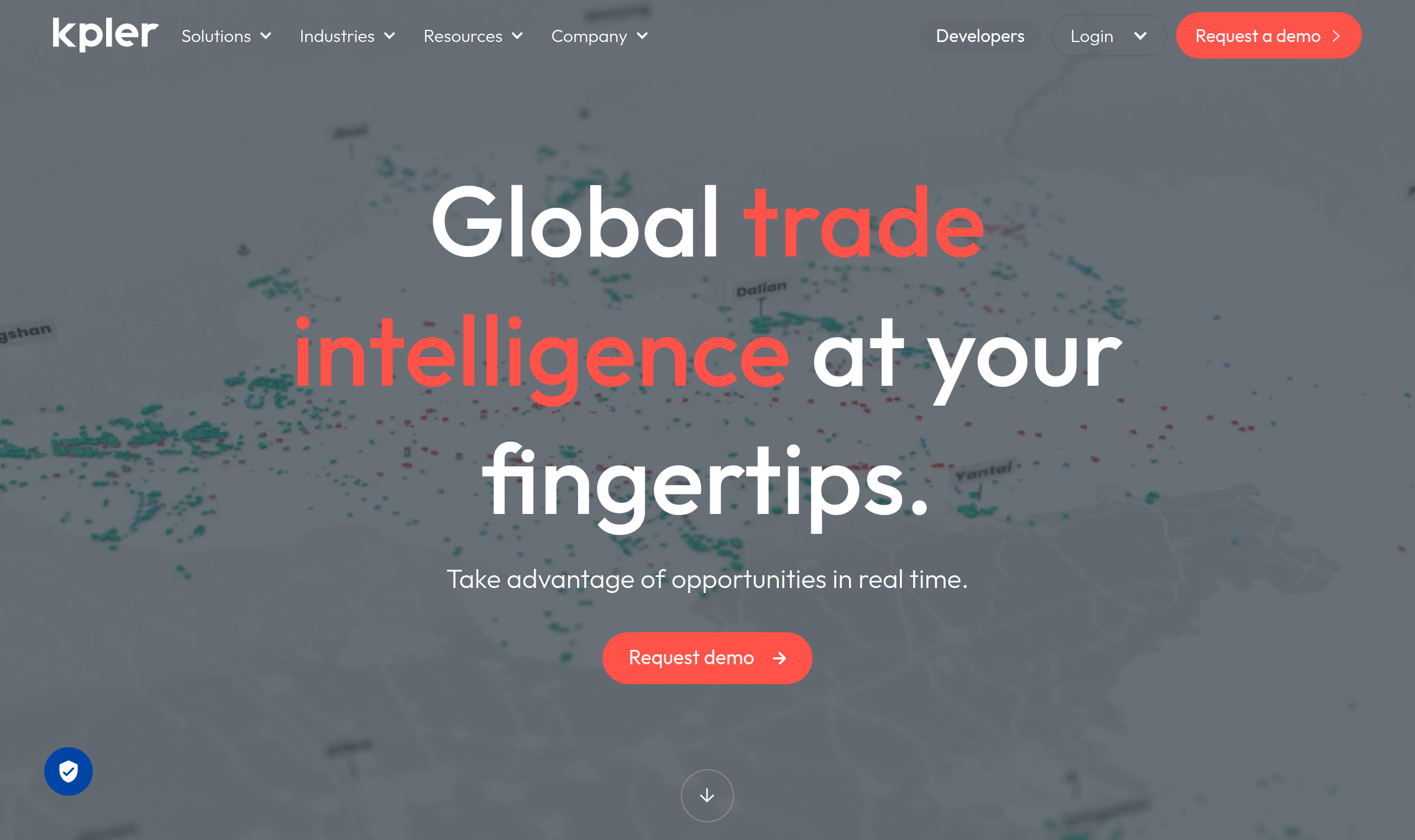 Kpler commodity trade flow and vessel tracking data platform